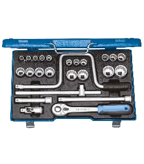 JUEGO DE LLAVES DE VASO 1/2"" 25 PZAS 10-32 MM 6151960 GEDORE